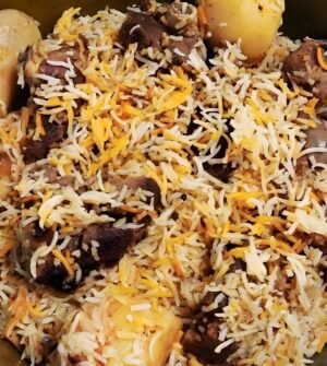 Beef Kacchi Biriyani (Basmati Rice)/বিফ কাচ্চি বিরিয়ানি/গরুর মাংসের কাচ্চি