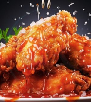 Honey Garlic Chicken Wings Crispy & Juicy